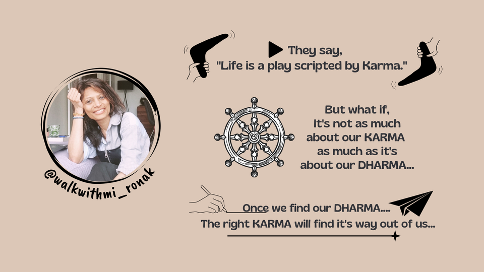 Karma or Dharma — What Are You Really Living By? | walkwithmi_ronak